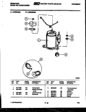 COMPRESSOR PARTS Diagram and Parts List for AR28NS5E2  Frigidaire Air Conditioner
