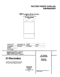 COVER Diagram and Parts List for FDS252RBS1  Frigidaire Dishwasher