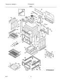 BODY Diagram and Parts List for FFGS3025LSD  Frigidaire Range