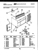 CABINET AND INSTALLATION PARTS Diagram and Parts List for AL08C4EVB  Gibson Air Conditioner