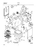 BODY Diagram and Parts List for TEF364AQB  Tappan Range