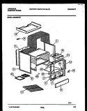 Part Location Diagram of 5303286166 Frigidaire INSULATION-OVEN BOTTOM