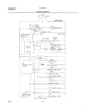 WIRING SCHEMATIC Diagram and Parts List for GLRS267ZAB1  Frigidaire Refrigerator