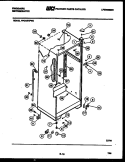 CABINET PARTS Diagram and Parts List for FPCI19TIFW0  Frigidaire Refrigerator