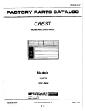 COVER Diagram and Parts List for 15-072A  Frigidaire Air Conditioner