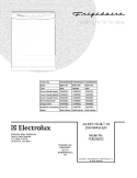 COVER Diagram and Parts List for FDB2830CES0  Frigidaire Dishwasher