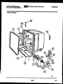 TUB AND FRAME PARTS Diagram and Parts List for SU770NXR1  Frigidaire Dishwasher