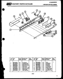 CONSOLE AND CONTROL PARTS Diagram and Parts List for 37-1022-23-04  Tappan Range