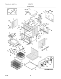 UPPER OVEN Diagram and Parts List for GLEB27T9FSA  Frigidaire Wall Oven