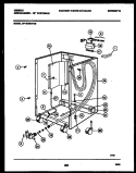CABINET PARTS Diagram and Parts List for SP18D5KYGB  Gibson Dishwasher