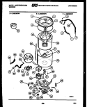 TUB DETAIL Diagram and Parts List for LA500MXH1  Frigidaire Washer