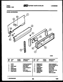 Part Location Diagram of 10614 Frigidaire FRAME, B/G TOP AND ENDS