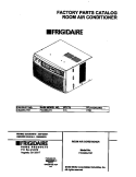 COVER Diagram and Parts List for FAC082J7A6  Frigidaire Air Conditioner