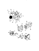 REFRIGERATOR, DAMPER CONTROLS & FRE Diagram and Parts List for RS249GCD2  Frigidaire Refrigerator