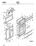 DOOR Diagram and Parts List for GRT18ISJHD2  Gibson Refrigerator