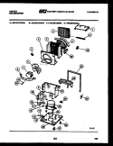 AIR, WATER AND CONDENSING PARTS Diagram and Parts List for MC15S7GWNA  Gibson Dehumidifier