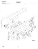 BACKGROUND Diagram and Parts List for MEF402WFW3  Frigidaire Range