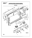 BACKGUARD Diagram and Parts List for MGF334BGBB  Frigidaire Range