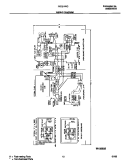 WIRING DIAGRAM Diagram and Parts List for FRT21PRCW6  Frigidaire Refrigerator