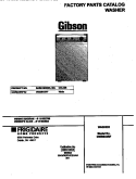 COVER Diagram and Parts List for GWS645RFS2  Gibson Washer