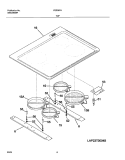 Part Location Diagram of 318154728 Frigidaire MAIN TOP