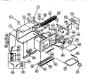 UPPER BODY Diagram and Parts List for REM638BDL3  Frigidaire Range