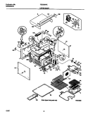 UPPER BODY Diagram and Parts List for FEB398WECA  Frigidaire Wall Oven