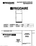 COVER Diagram and Parts List for FRT15CRCD2  Frigidaire Refrigerator