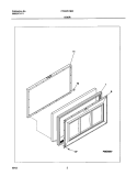 DOOR Diagram and Parts List for FFC07K1BW0  Frigidaire Freezer