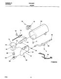 BURNER Diagram and Parts List for WDG336RED0  Frigidaire Dryer
