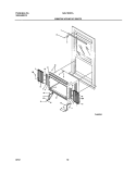 WINDOW MOUNTING Diagram and Parts List for GAL103K1A1  Gibson Air Conditioner