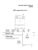 COVER Diagram and Parts List for FGF324WHSC  Frigidaire Range