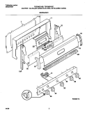 Part Location Diagram of 316115005 Frigidaire PANEL-CONTROL