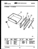 DRAWER PARTS Diagram and Parts List for 31-4989-00-02  Tappan Range