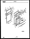 Part Location Diagram of 215800922 Frigidaire HANDLE-DOOR
