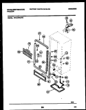 CABINET PARTS Diagram and Parts List for WFU17M4AW0  Frigidaire Freezer