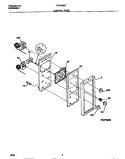 CONTROL PANEL Diagram and Parts List for TGO356BCDD  Tappan Range