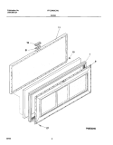 DOOR Diagram and Parts List for FFC09K0CW0  Frigidaire Freezer