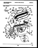 CHEST FREEZER PARTS Diagram and Parts List for FC268LTW4  Frigidaire Freezer