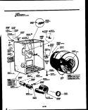 AIR HANDLING AND COMPRESSOR PARTS Diagram and Parts List for AH084K2T1  Frigidaire Air Conditioner