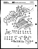 ICE MAKER AND INSTALLATION PARTS Diagram and Parts List for FPE19V3AW2  Frigidaire Refrigerator