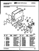 ICE DISPENSER Diagram and Parts List for RS220MCW1  Frigidaire Refrigerator