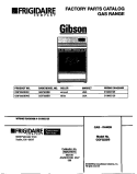 COVER Diagram and Parts List for GGF322BBDE  Gibson Range