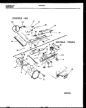 REFRIGERATOR CONTROL ASSEMBLY, DAMP Diagram and Parts List for FRS26XRAB0  Frigidaire Refrigerator