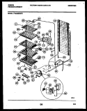 SYSTEM AND ELECTRICAL PARTS Diagram and Parts List for FV21M8WXFC  Gibson Freezer