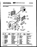 ELECTRICAL PARTS Diagram and Parts List for AC059N7B1  Frigidaire Air Conditioner