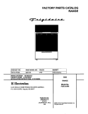 COVER Diagram and Parts List for FGF311PHSE  Frigidaire Range