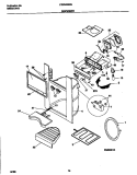 ICE DISPENSER Diagram and Parts List for FRS24WNGW0  Frigidaire Refrigerator