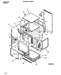 BODY Diagram and Parts List for FEB796CBBA  Frigidaire Microwave Oven Combo