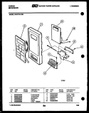 Part Location Diagram of 5303208976 Frigidaire MEMBRANE